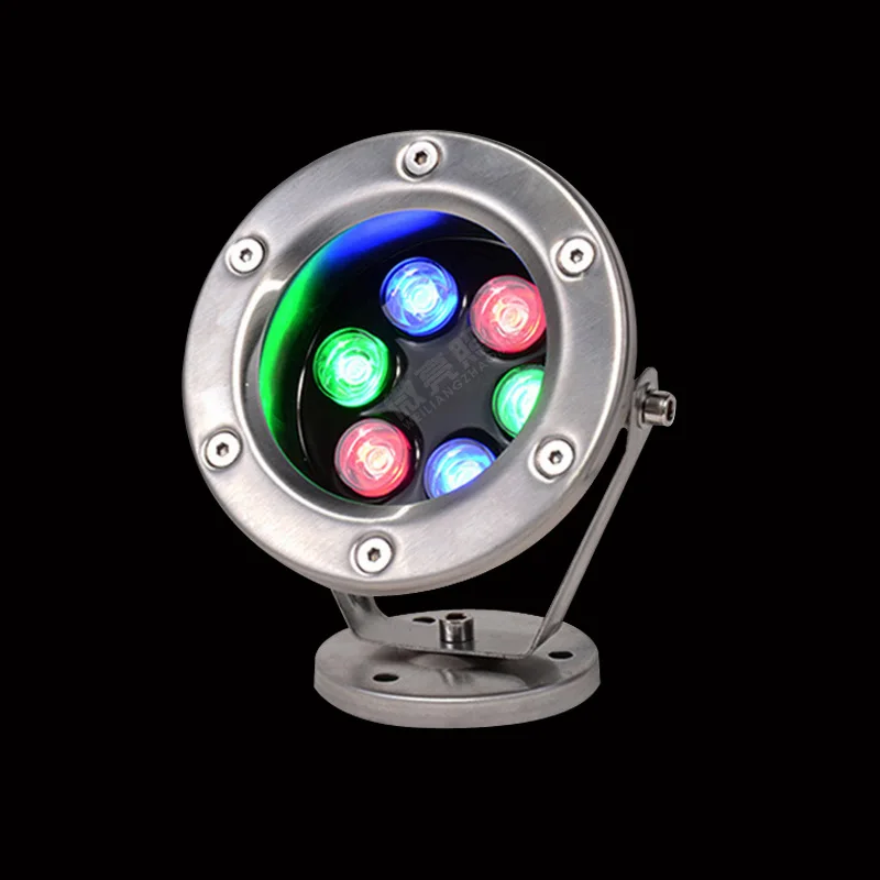 Imagem -02 - Conduziu a Luz Subaquática Rgb ao ar Livre à Prova Impermeável Água Colorida Spotlight Piscina Luz Fonte 6w 12 18 24 36 Ip68