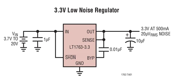 LT1763 LT1763CDE-5 LT1763IDE-5 - 500mA, Low Noise, LDO Micropower Regulators