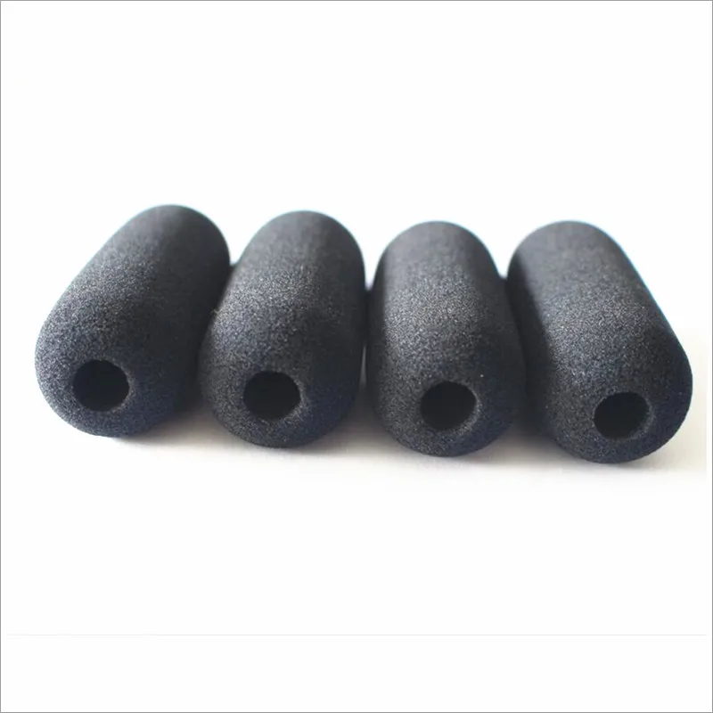 4pcs Aviation soft foam mic windscreen replacement sponge windshield for HMEC-25 HME100 HME110 HMEC-300 HMEC-400