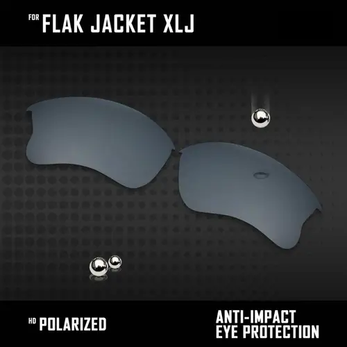 Imagen 2 del producto Reemplazos de lentes OOWLIT para gafas de sol Oakley Flak Jacket XLJ polarizadas - Multi colores