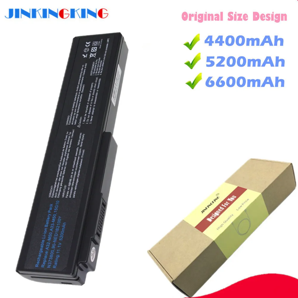 

laptop Battery For Asus N53S N53SV A32-M50 A32-N61 A32-X64 battery for laptop N53 M50s A33-M50 N61J N61D N61VG N61JA N61JV