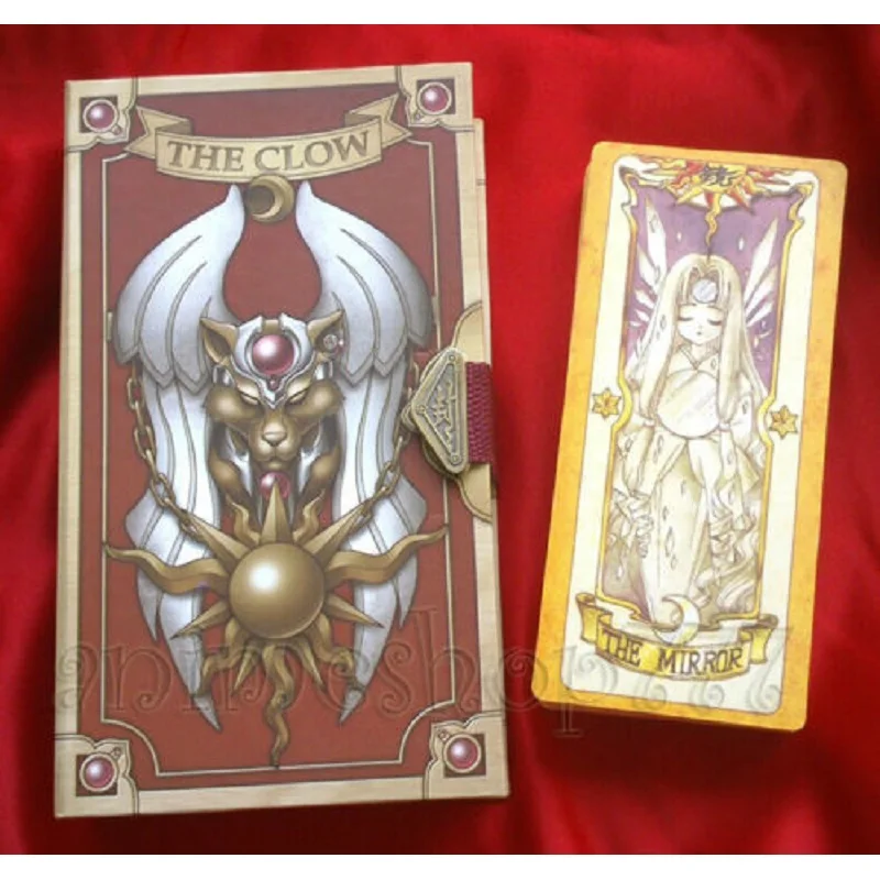 Japan Anime Cardcaptor Sakura 52 Piece Clow Cards + Book SET + The Nothing Card Cardcaptor Cosplay Accessories props Gift