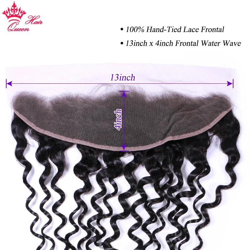 Malaysian Water Wave Lace Frontal Closure Pre Plucked With Baby Hair Virgn Human Raw Hair Closure Queen Hair Products