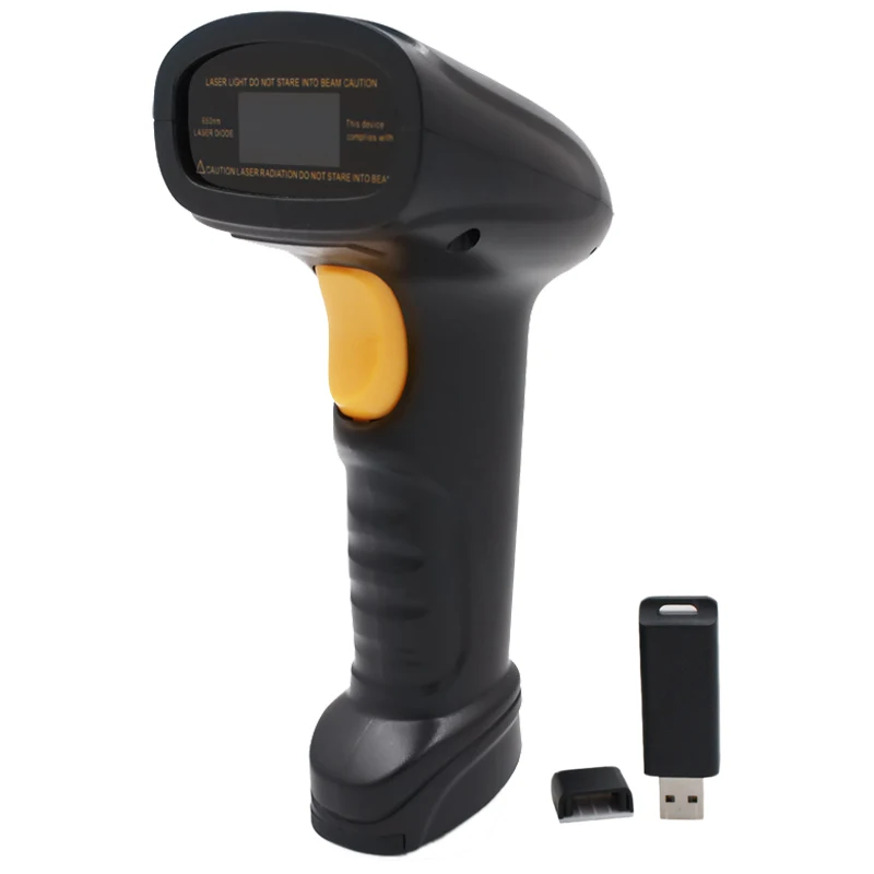 Wireless 1D  Laser Barcode Scanner YK-W930 2.4G Wireless technology Storage: 2830 codes Free shipping For POS and inventory