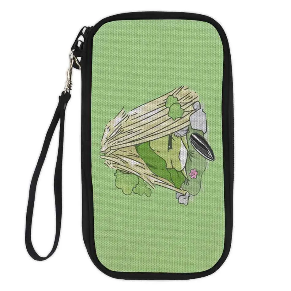 

Noisydesigns Wallets Women Purses Frogs Travel Green Terrier Zipper Long Coin Purses Ladies Money Bags Passport Card Holders