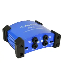 Alctron DI120 Dual Channel Passive Direct Box Splitter DI Box 1/4