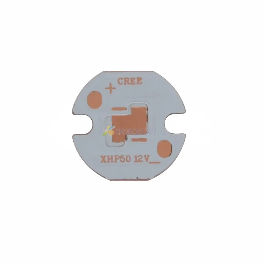 16mm 20mm Cooper PCB For Cree XPG XPG2 XPE XPE2 XML XML2 XHP50 XHP70 MKR led PCB 20mm x 1.6mm Copper Star PCB