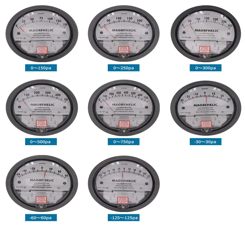 Micromanometer Micro-pressure Gauge Tester Meter Monitor Differential Pressure Gauges Micro Pressure Differential Meter