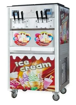 50L/H Commercial Vintage Soft ice cream machine with 6head chinese frozen yogurt ice cream machine maker