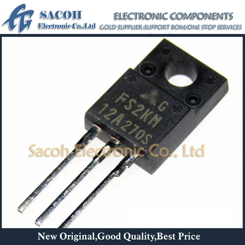 New Original 10Pcs/Lot FS2KM-12A OR FS2KM-16A OR FS2KM-18A TO-220F 2A 600V Power MOS Transistors