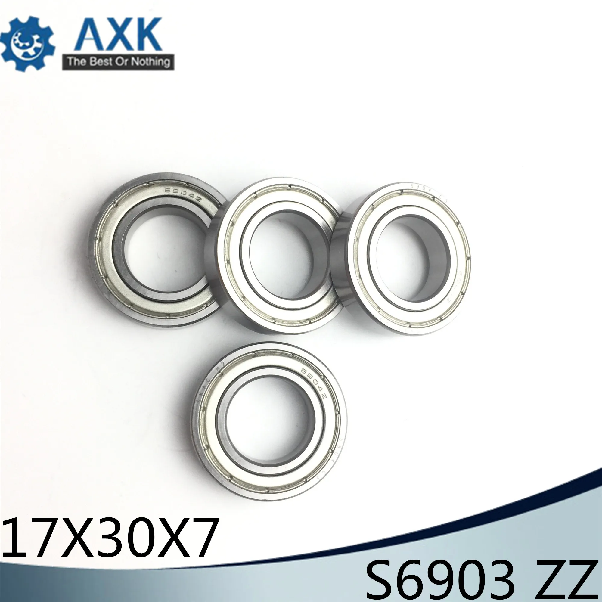 

S6903ZZ Bearing 17*30*7 mm ( 10PCS ) ABEC-1 S6903 Z ZZ S 6903 440C Stainless Steel S6903Z Ball Bearings