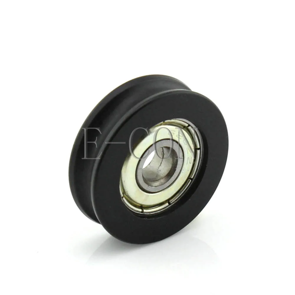 1/2/5/10PCS U Nylon plastic Embedded 626zz Groove Ball Bearings 6*27*8mm Guide Pulley