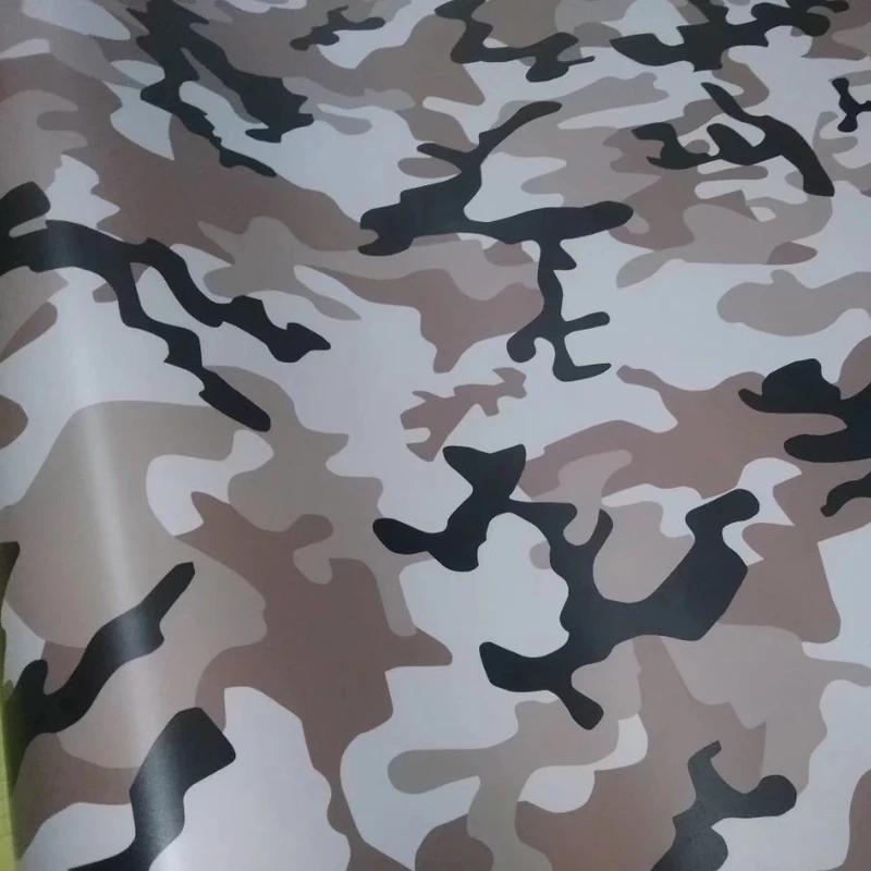 PVC Adhesive Black Brown Camouflage Vinyl Film Arctic Car Wrap Sticker Motorcycle Vehicle Body Foil Decal Air Bubble Free