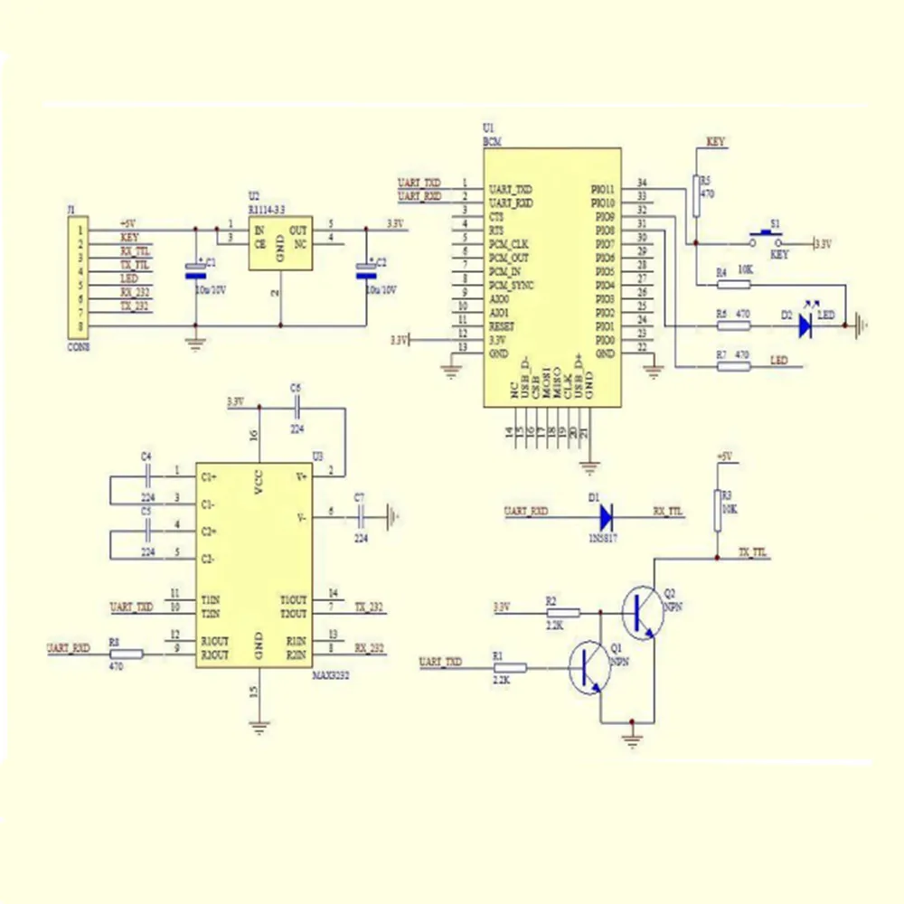 HC05-HC-05 maestro-esclavo de 6 pines, JY-MCU Anti-retroceso, módulo de paso de serie Bluetooth integrado, serie inalámbrica