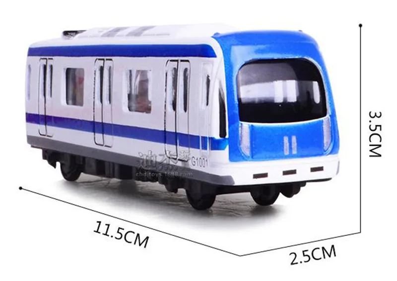 Modelli Metro in lega 1:32, modello di veicolo magnetico ad alta simulazione, fonde sotto pressione in metallo, tirare indietro, veicoli giocattolo per bambini, spedizione gratuita