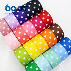 OOOT BAORICT 1762213,Polka Dots grosgrain Ribbon,25MM ,10 yards The tape for Sewing ,DIY Headdress Accessories Handmade material