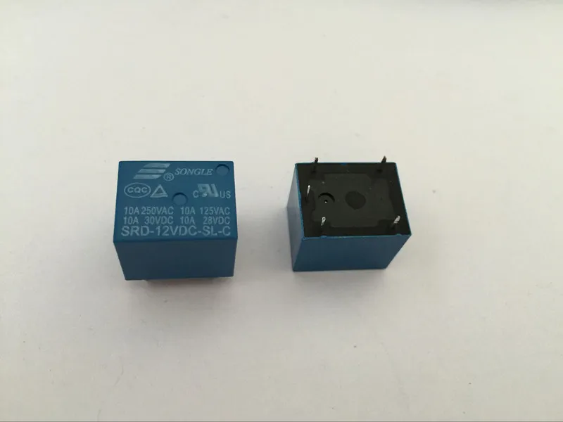 100PCS/lot 12V DC SONGLE Power Relay T73-12V SRD-12VDC-SL-C PCB Type In stock