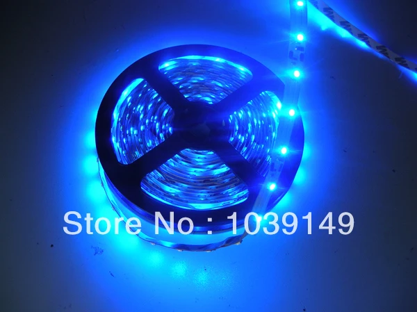 

Non-waterproof IP20,LED Flexible Strips 3528 60LEDs/M Strips Blue Color led Strips,5m/roll,white PCB with 3M tape,DC12V input