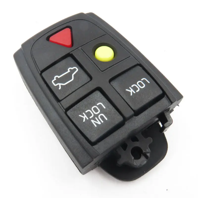 Remote Key Case Fob 5 Button For VOLVO S80 S60 V70 XC70 XC90 D05 Replacement Shell Folding Flip Smart Keyless Entry blank key