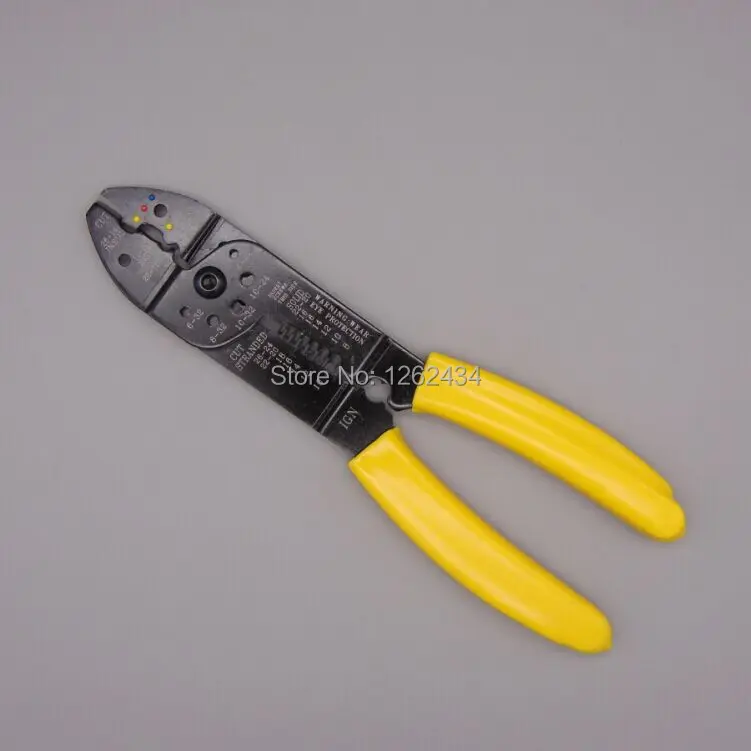 FS-047 MULTI-FUNCTIONAL CRIMPING PLIERS For cutting, stripping wires and crimping insulated and non-insulated