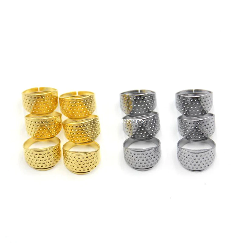 5000pcs Adjustable Ring Sewing Thimble Household Sewing DIY Tools Ring Thimble Finger Protector Quilting Craft Accessories