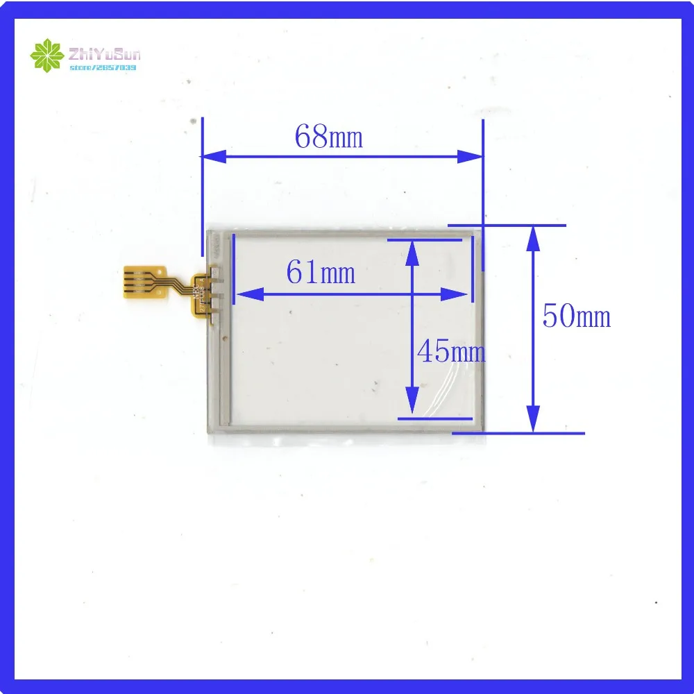 

ZhiYuSun Wholesale 5PCS/lot 2.8 inch 68mm*50mm used car and GPS touch screen panel compatible sensor for NEC 2.8inch display