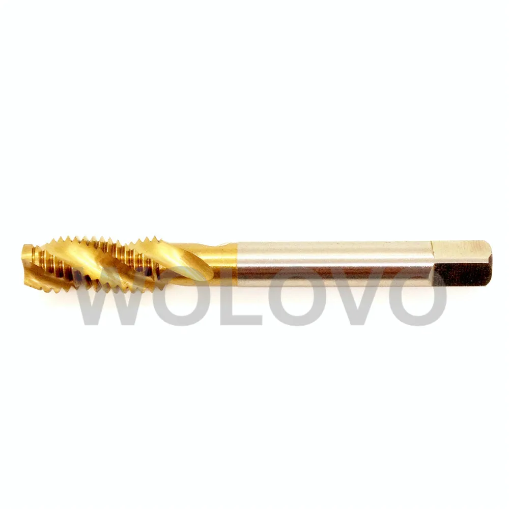 

HSS Machine M10 10MM*1.5MM Spiral Screw Thread Metric Plug Tap Drill Ti Coated