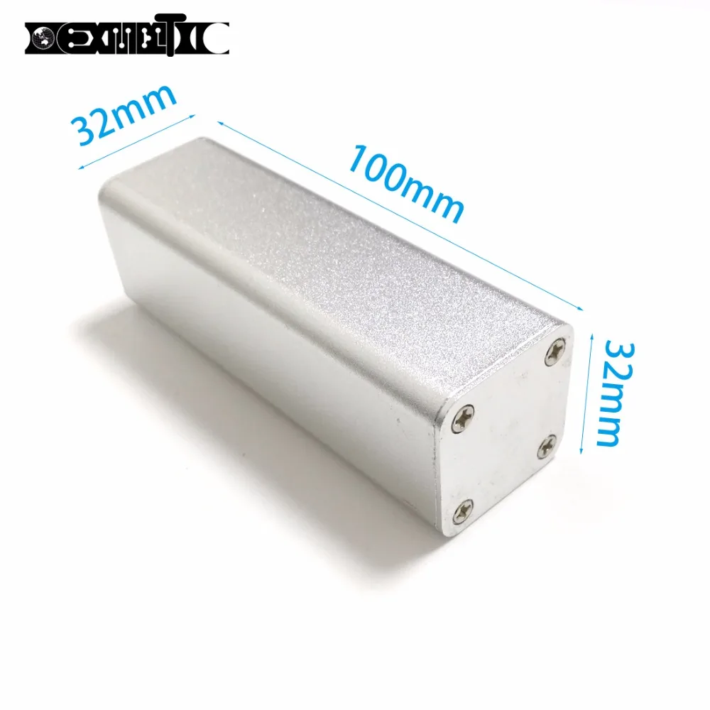 

Aluminum Enclosure Extruded PCB Case Project Box DIY 32*32*100mm Silver