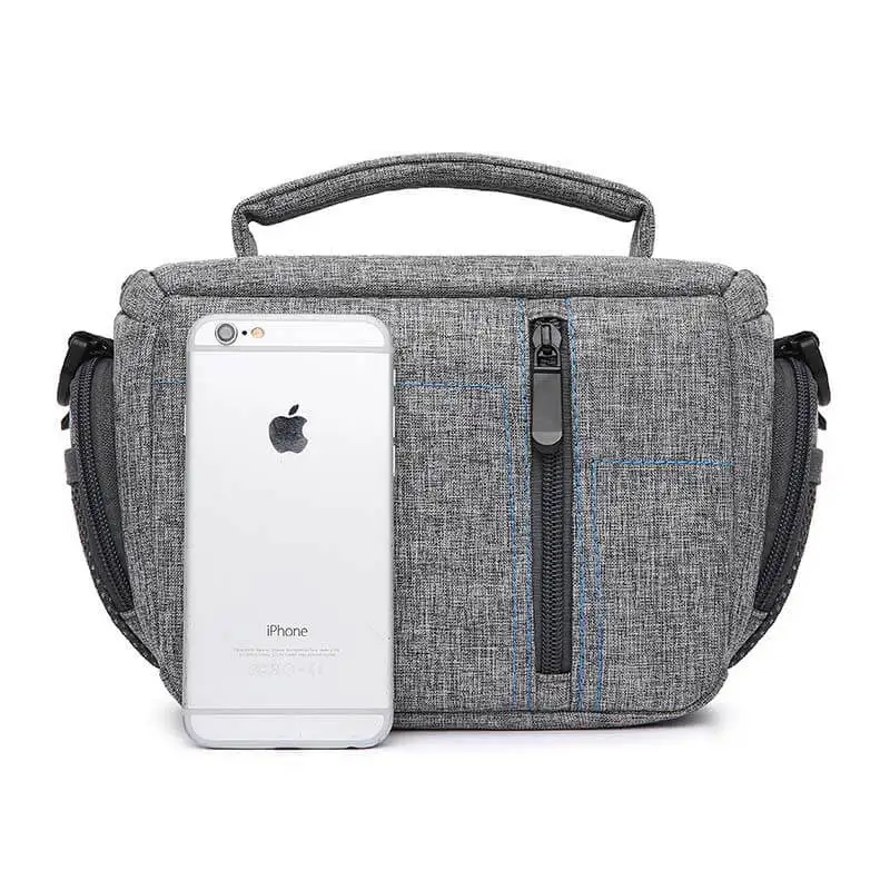 حقيبة حمل كتف مبطنة خفيفة الوزن سميكة ، حافظة مقاومة للماء ، واقي صور ، كانون ، نيكون ، بنتاكس ، أولمبوس ، فوجي ، بانسونيك ل