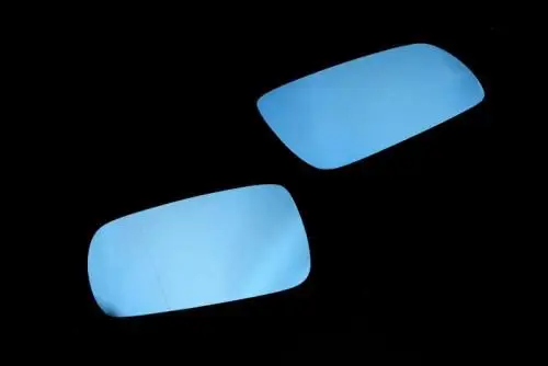 High quality Blue Tinted Aspherical Side Mirror Glass (2 Side Split Angle) for vw Jetta / Bora MK4