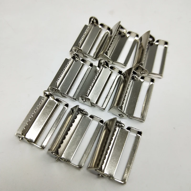 100 pcs /lot Bronze/Silver metal buckle Suspenders adjustment buckles Craft Sewing materials,Clips Garment Accessories