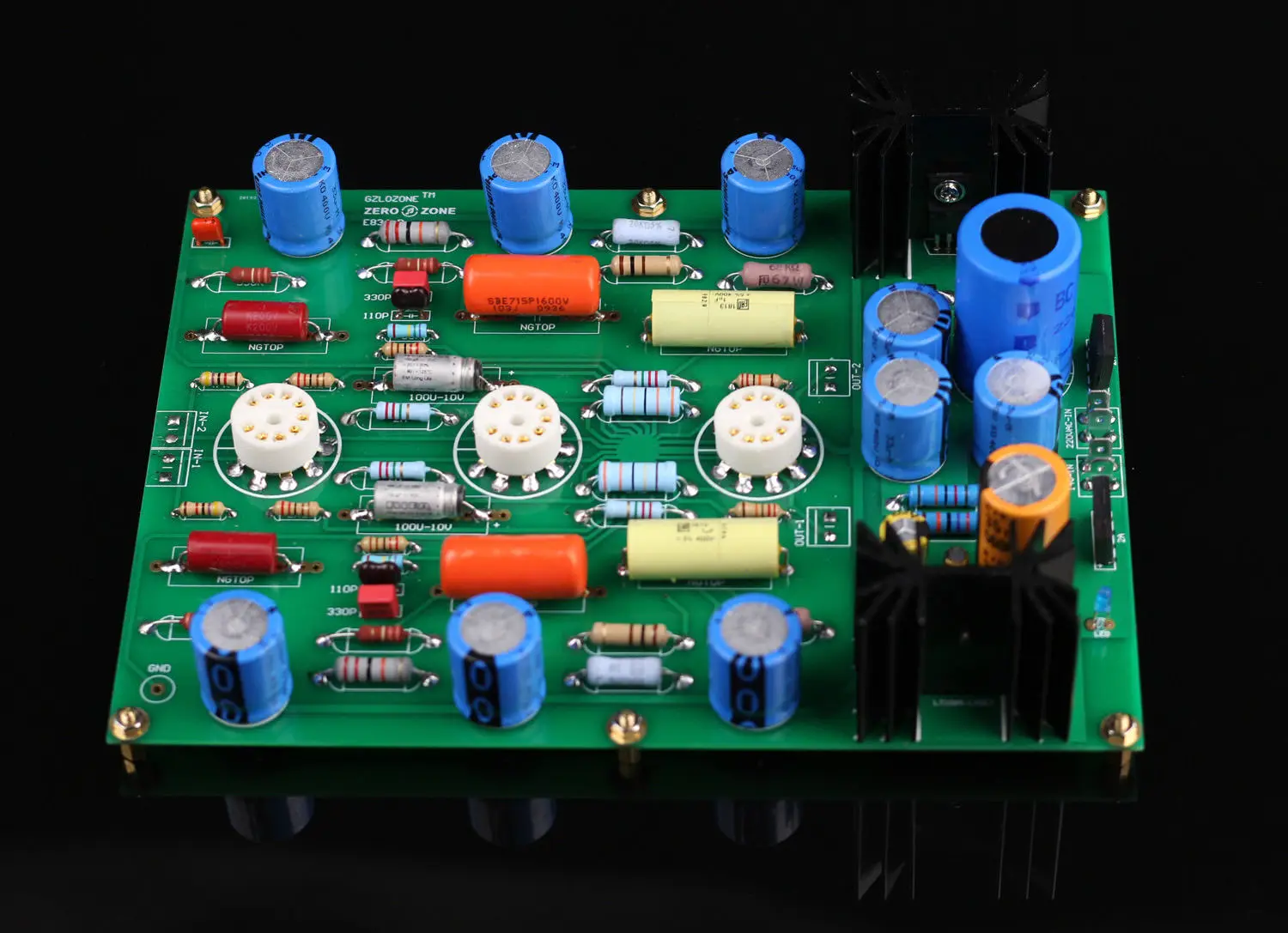 

GZLOZONE Assembeld V18 RIAA MM Tube phono stage amp board base on EAR834 (no tube) L3-34