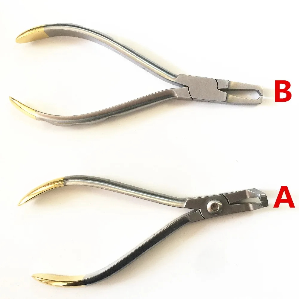 2Pcs/lot Dental Orthodontic Bracket Removing Plier For Anterior / Posterior Teeth For Dentist Lab