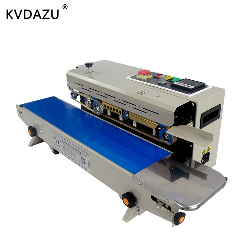 Continuous sealing Food bags machine automatic plastic film package machine Additional equipment printing date FR770