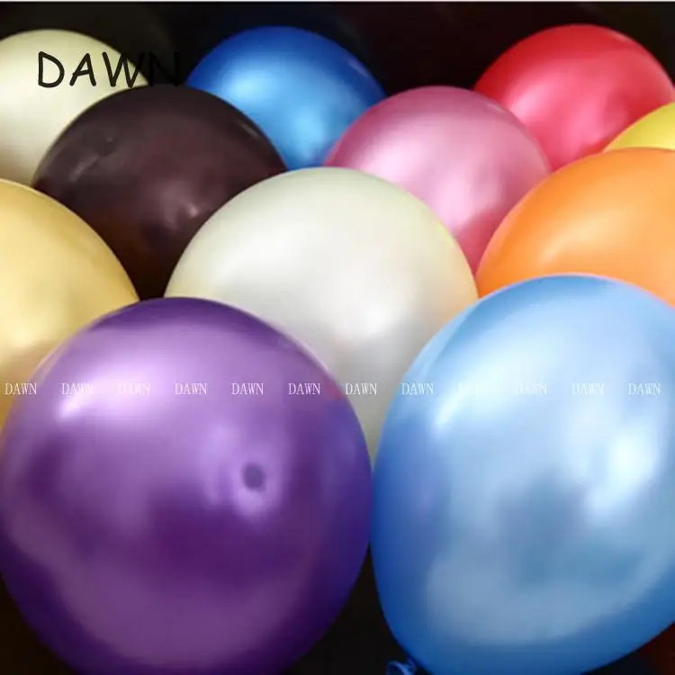 10pcs/lot 10inch 1.5g Pearl Latex Balloon Air Balls Inflatable Wedding Balloons Children Birthday Party Decoration Balloons