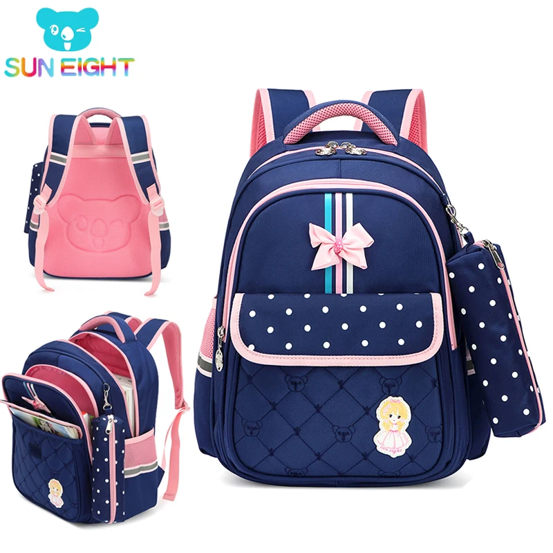 Kindergarten Kids Backpack School Bags For Girls School Bags Children Travel Backpack Crossbow Pink Kids Bag