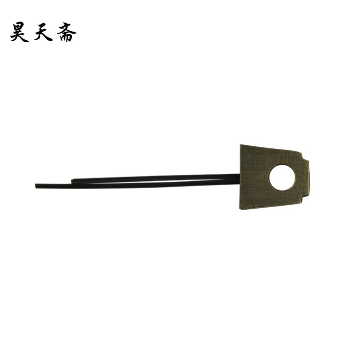 

[Haotian vegetarian] antique copper copper head Zhang head / antique furniture copper fittings lock nose HTI-028 nose