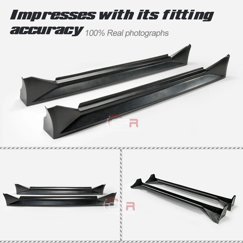 Car Accessories For Toyota AE86 Levin RUF Style FRP Fiber Glass Side Skirt Fiberglass 86 Door Step Cover Extension Tuning Kit