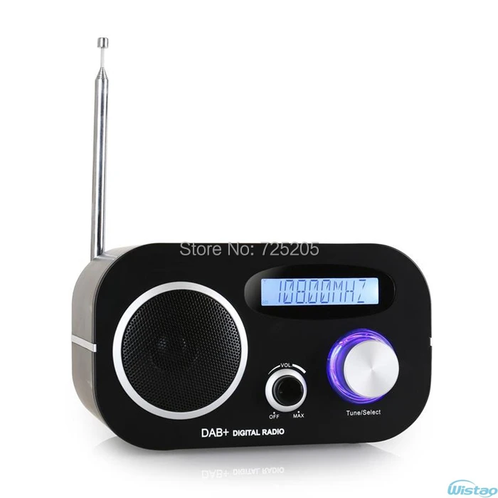 DAB + Digital Radio Alarm Clock FM Radios LCD Display Automatic Search Station Time and Date Display1.5W RMS  Free Shipping