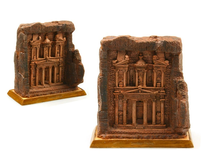 Ancient City Of Petra, Jordan Creative Resin Crafts World Famous Landmark Model Tourism Souvenir Gifts Collection Home Decor