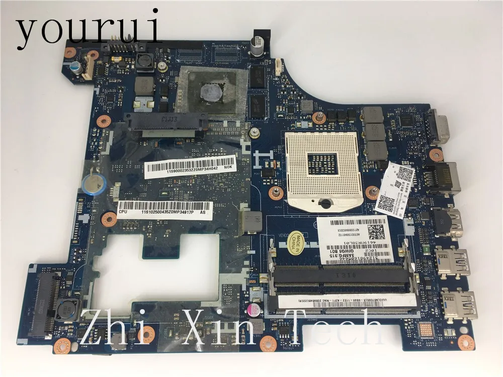 

yourui LA-7988P Suitable for Lenovo G580 Laptop motherboard HM76 PGA989 DDR3 mainboard 100% Fully Tested OK