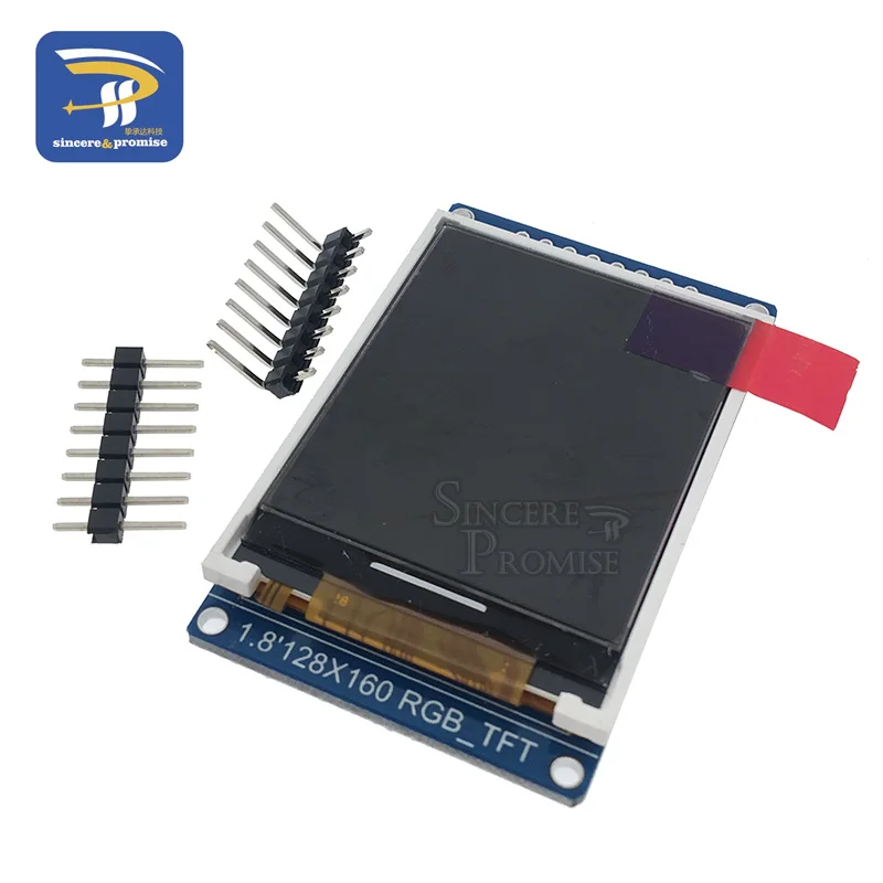 Placa de módulo de pantalla LCD IPS TFT a todo Color, Serie de 3,3 V, 1,44, 1,8 pulgadas, 128x128, 128x160, 65K SPI, reemplazo OLED ST7735