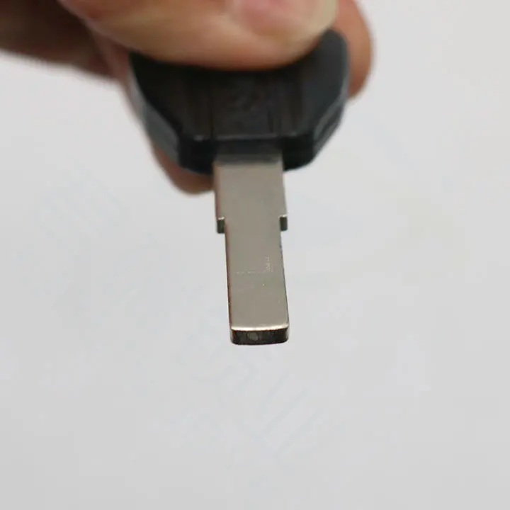 10 pces x bicicleta elétrica chave embrião placa plana chave lâmina de substituição comprimento 37.6mm jg017