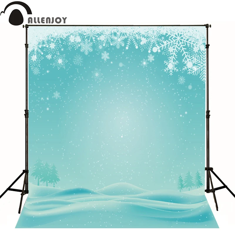 Alle joy photographic background season winter snowflake tree baby high quality Computer printing backdrop for sale fotografica