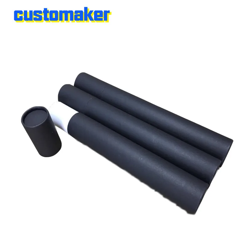 Black Cardboard Tube for Blueprints Art, Paper Cylinder for Poster,Painting,Mouse Pad,Pen,A4 Paper, A1,A2,A3,A5