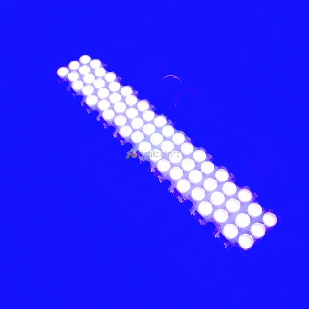 20 szt. 2835 SMD 3 Mini moduł LED 40*10MM IP68 wodoodporny obiektyw wtryskowy do znak LED podświetlenia reklamowego DC12V Super jasny