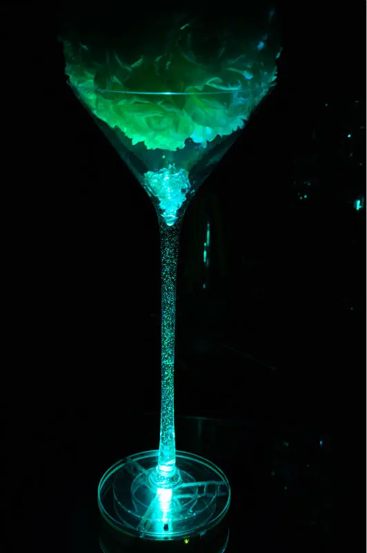 60pcs/Lot  Remote Controlled Multicolors RGB LED Under Table led Teal Light For Wedding Party Event Table LIghting