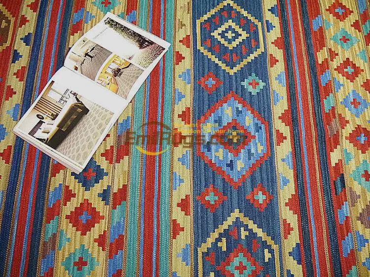 Bohemian Eastern Mediterranean style/jilimu/KILIM carpet Nordic expression with 125CM*185CM  gc137-22yg4