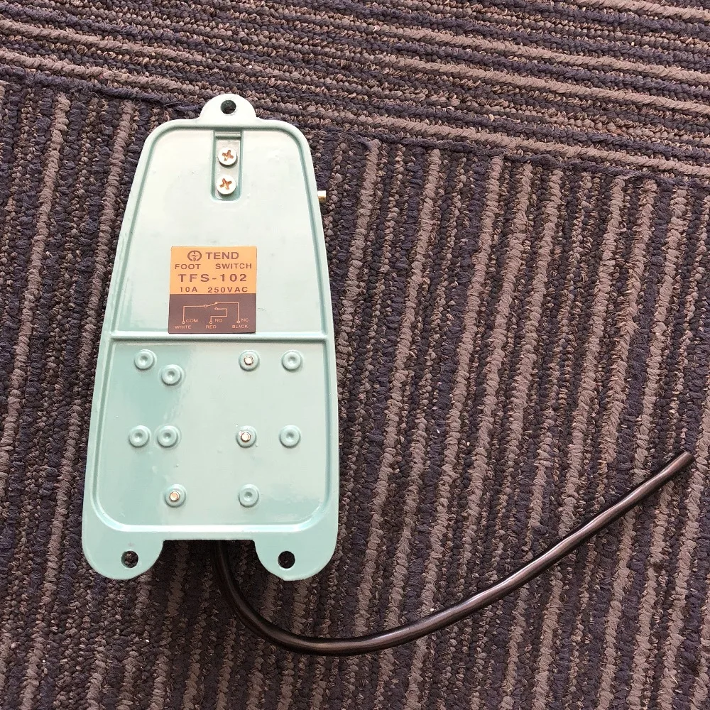 Interruptor do pedal do pé de TFS-102 250 v 10a para a máquina do cnc