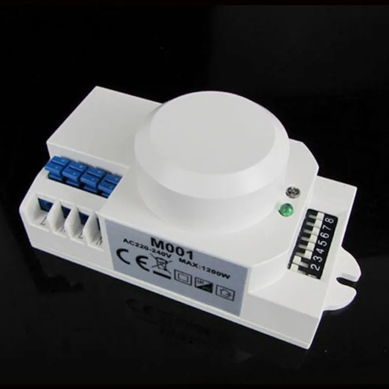 110V/AC-240V/AC 360 degree Microwave Sensor Light Switch Induction Microwave Motion Sensor switch Vibration Sensor